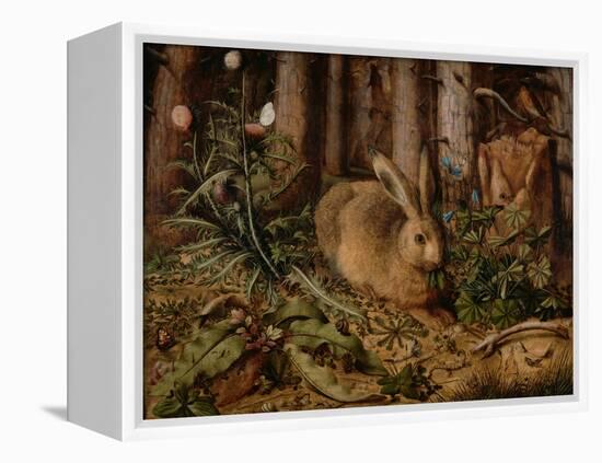 A Hare in the Forest, c. 1585-Hans Hoffmann-Framed Premier Image Canvas