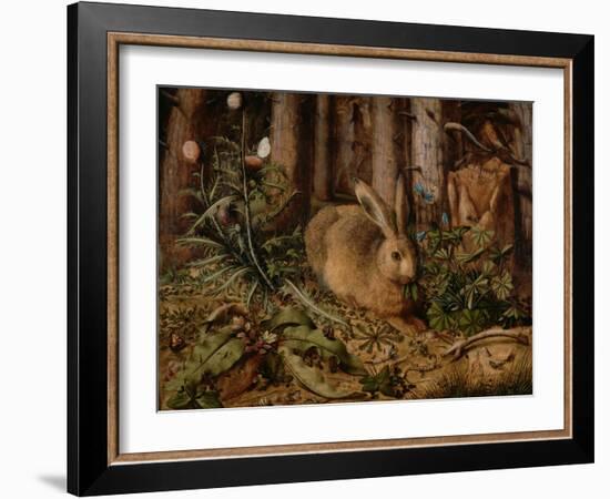 A Hare in the Forest, c. 1585-Hans Hoffmann-Framed Giclee Print