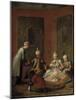 A Harem Scene with Turks Drinking Coffee-Christian W^e^ Dietrich-Mounted Premium Giclee Print