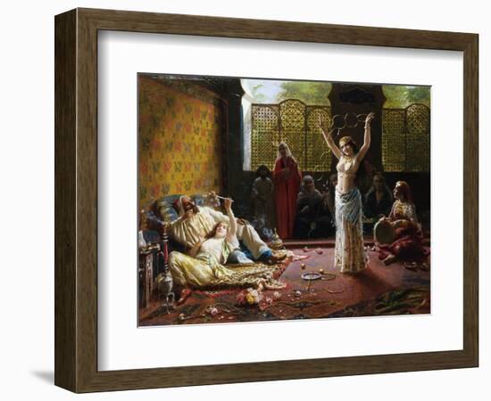 A Harem Scene-Giacomo Mantegazza-Framed Giclee Print