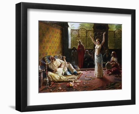 A Harem Scene-Giacomo Mantegazza-Framed Giclee Print