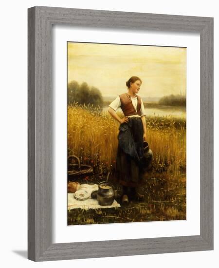 A Harvest Lunch-Daniel Ridgway Knight-Framed Giclee Print