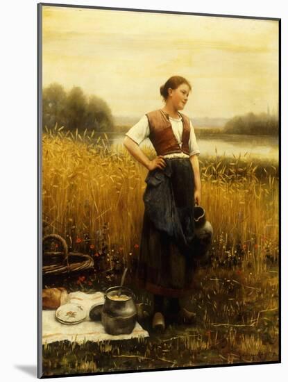 A Harvest Lunch-Daniel Ridgway Knight-Mounted Giclee Print