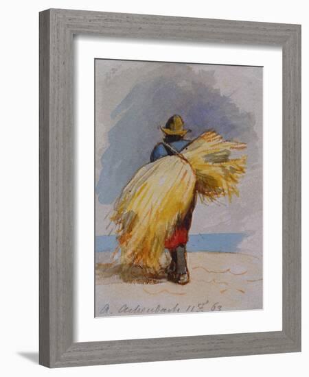 A Harvester-Andreas Achenbach-Framed Giclee Print