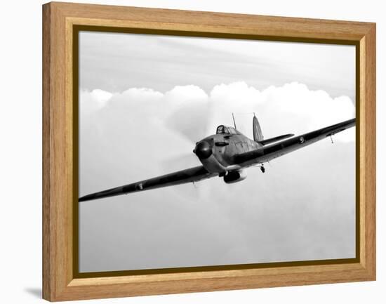 A Hawker Hurricane Aircraft in Flight-Stocktrek Images-Framed Premier Image Canvas