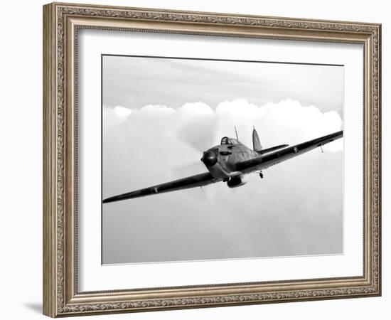 A Hawker Hurricane Aircraft in Flight-Stocktrek Images-Framed Photographic Print