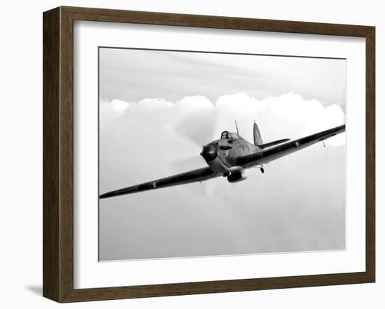 A Hawker Hurricane Aircraft in Flight-Stocktrek Images-Framed Photographic Print