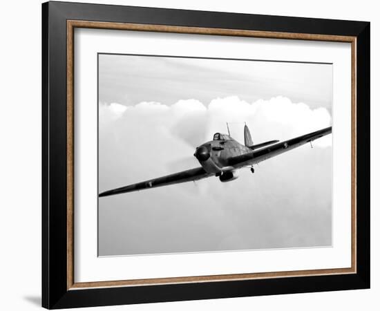 A Hawker Hurricane Aircraft in Flight-Stocktrek Images-Framed Photographic Print