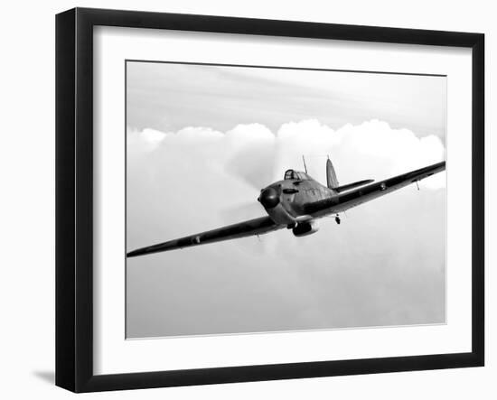 A Hawker Hurricane Aircraft in Flight-Stocktrek Images-Framed Photographic Print