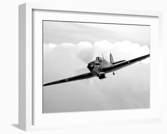 A Hawker Hurricane Aircraft in Flight-Stocktrek Images-Framed Photographic Print