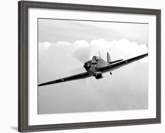 A Hawker Hurricane Aircraft in Flight-Stocktrek Images-Framed Photographic Print