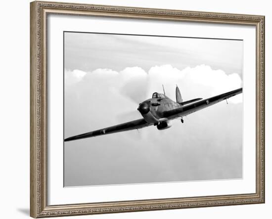 A Hawker Hurricane Aircraft in Flight-Stocktrek Images-Framed Photographic Print