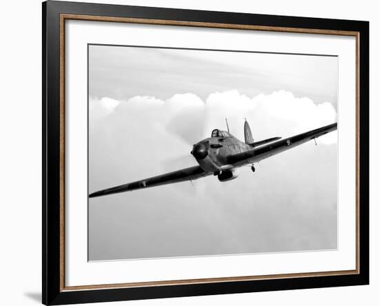 A Hawker Hurricane Aircraft in Flight-Stocktrek Images-Framed Photographic Print