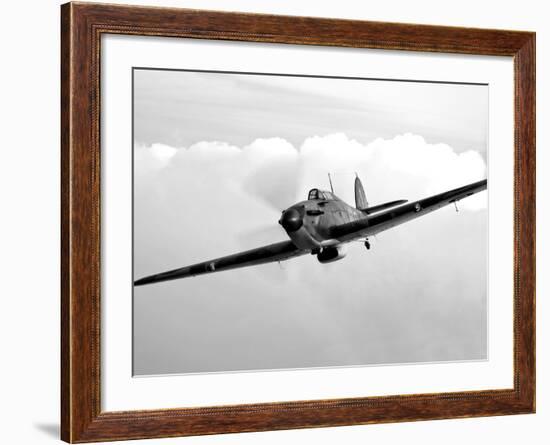 A Hawker Hurricane Aircraft in Flight-Stocktrek Images-Framed Photographic Print