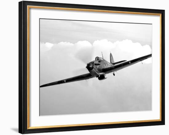 A Hawker Hurricane Aircraft in Flight-Stocktrek Images-Framed Photographic Print