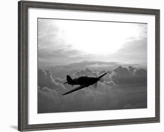 A Hawker Hurricane Aircraft in Flight-Stocktrek Images-Framed Photographic Print