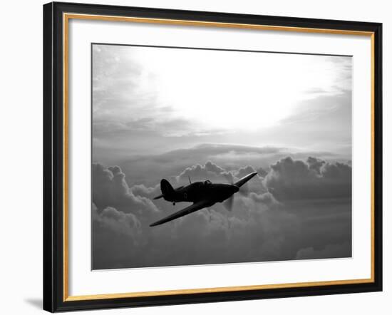 A Hawker Hurricane Aircraft in Flight-Stocktrek Images-Framed Photographic Print