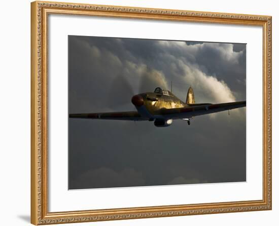 A Hawker Hurricane Aircraft in Flight-Stocktrek Images-Framed Photographic Print