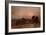 A Hayfield Near East Bergholt at Sunset-John Constable-Framed Giclee Print