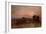 A Hayfield Near East Bergholt at Sunset-John Constable-Framed Giclee Print