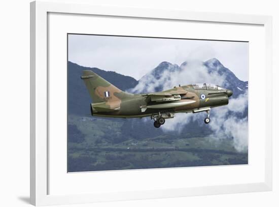 A Hellenic Air Force Ta-7C Corsair in Flight over Italy-Stocktrek Images-Framed Photographic Print