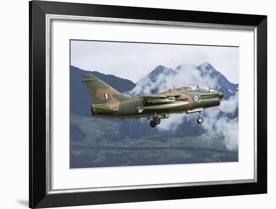 A Hellenic Air Force Ta-7C Corsair in Flight over Italy-Stocktrek Images-Framed Photographic Print