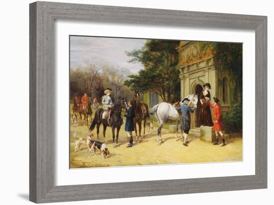 A Helping Hand-Heywood Hardy-Framed Giclee Print