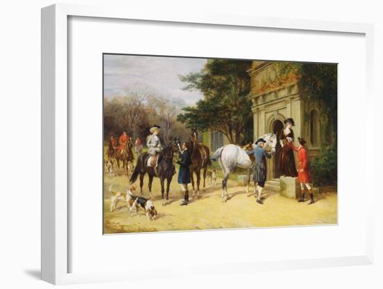 A Helping Hand-Heywood Hardy-Framed Giclee Print