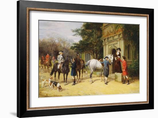 A Helping Hand-Heywood Hardy-Framed Giclee Print