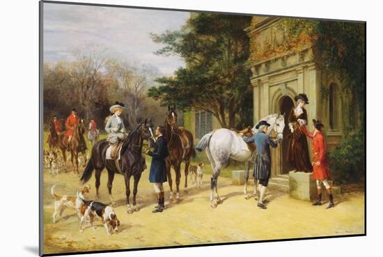 A Helping Hand-Heywood Hardy-Mounted Giclee Print