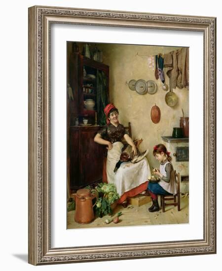 A Helping Hand-Isidor Kaufmann-Framed Giclee Print