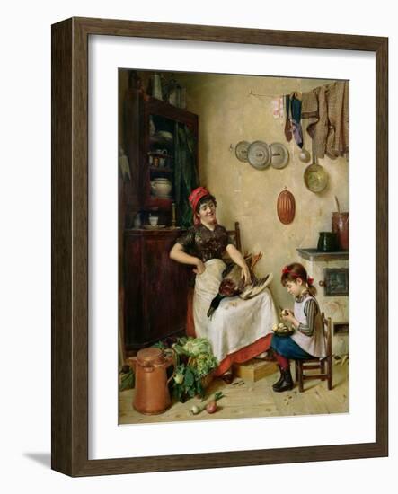 A Helping Hand-Isidor Kaufmann-Framed Giclee Print