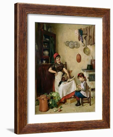 A Helping Hand-Isidor Kaufmann-Framed Giclee Print