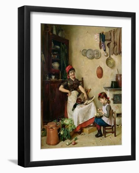 A Helping Hand-Isidor Kaufmann-Framed Giclee Print