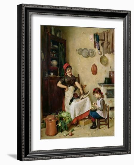 A Helping Hand-Isidor Kaufmann-Framed Giclee Print