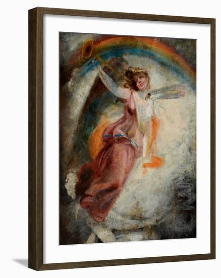 A Herald Angel-John Constable-Framed Giclee Print