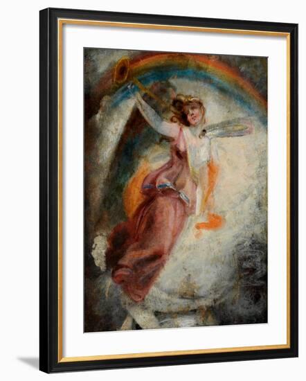 A Herald Angel-John Constable-Framed Giclee Print