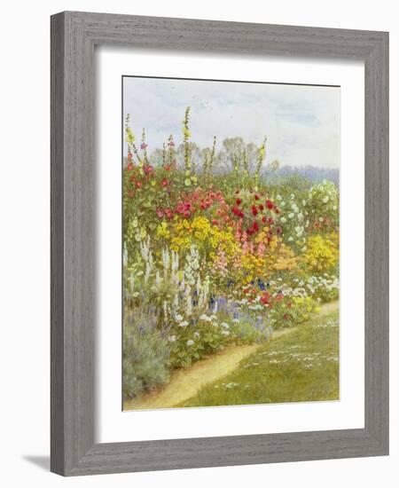 A Herbaceous Border-Helen Allingham-Framed Giclee Print