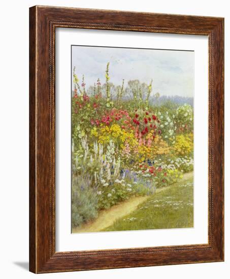 A Herbaceous Border-Helen Allingham-Framed Giclee Print