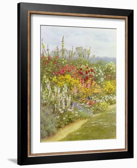 A Herbaceous Border-Helen Allingham-Framed Giclee Print