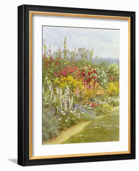 A Herbaceous Border-Helen Allingham-Framed Giclee Print