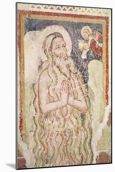 A Hermit Saint (Fresco)-Italian School-Mounted Giclee Print