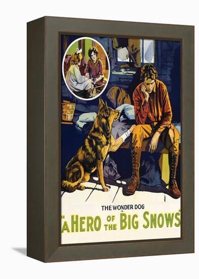 A Hero of the Big Snows-null-Framed Stretched Canvas