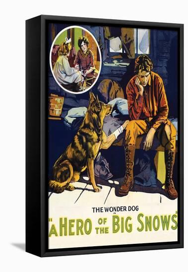 A Hero of the Big Snows-null-Framed Stretched Canvas