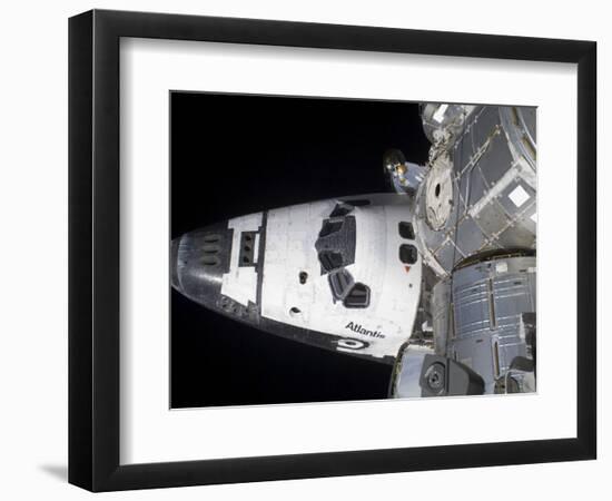 A High-Angle View of the Crew Cabin of Space Shuttle Atlantis-null-Framed Photographic Print