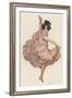 A High Kicking Dancer-Ferdinand Von Reznicek-Framed Art Print