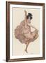 A High Kicking Dancer-Ferdinand Von Reznicek-Framed Art Print