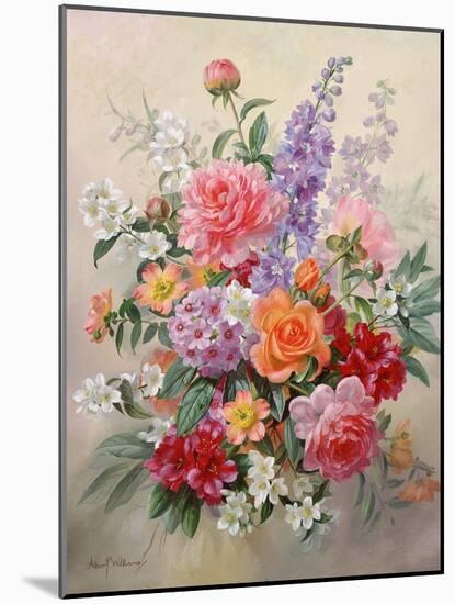A High Summer Bouquet-Albert Williams-Mounted Giclee Print