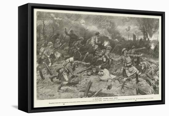 A Highland Charge Near Ypres, World War I-Frank Dadd-Framed Premier Image Canvas