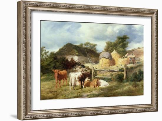 A Highland Croft, 1873-Peter Graham-Framed Giclee Print